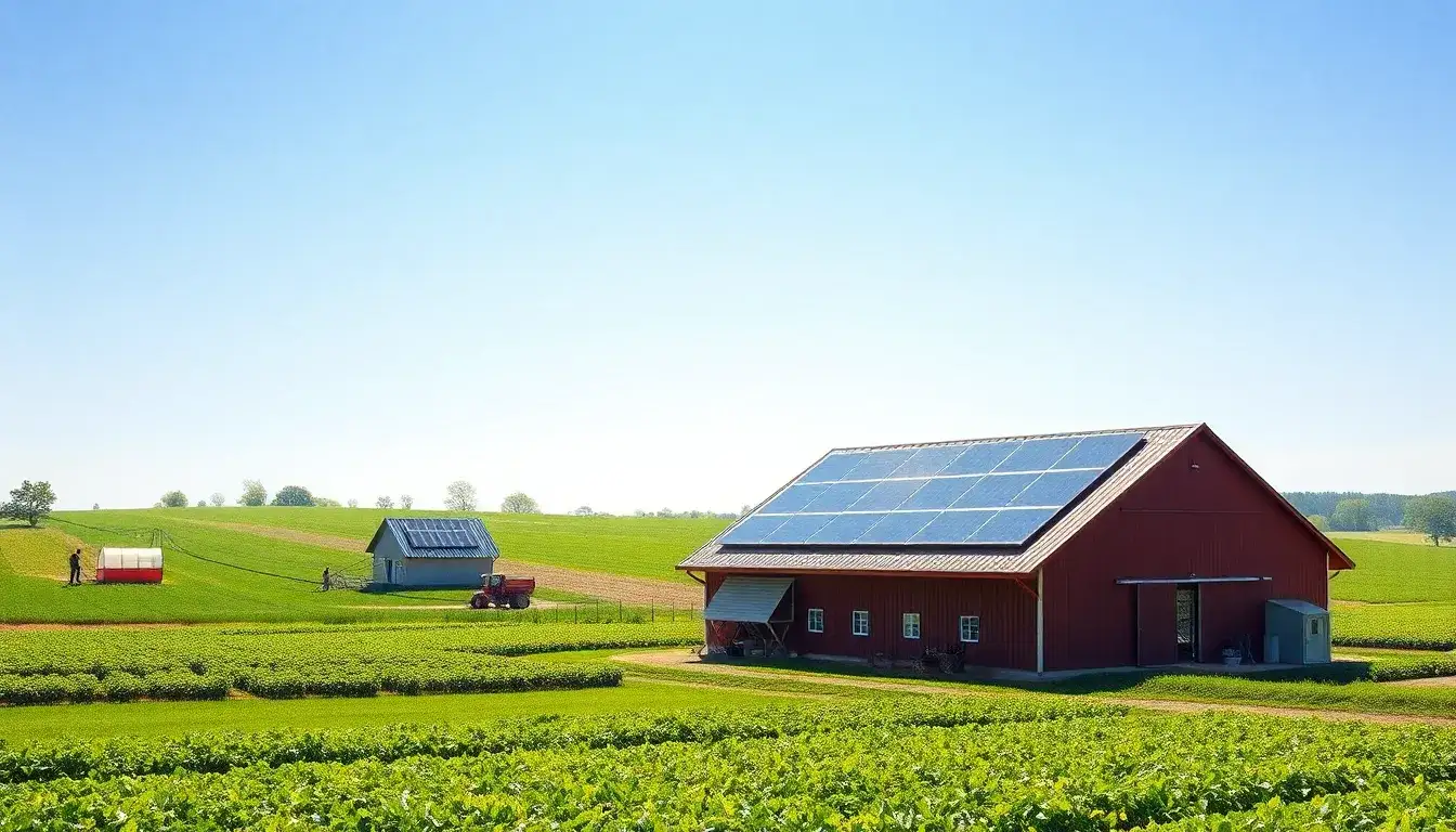How does solar energy contribute to increasing farm income