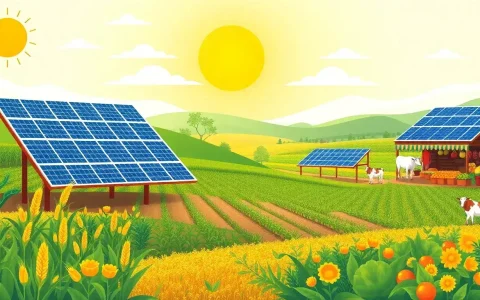 What are the economic benefits of integrating solar energy into agriculture