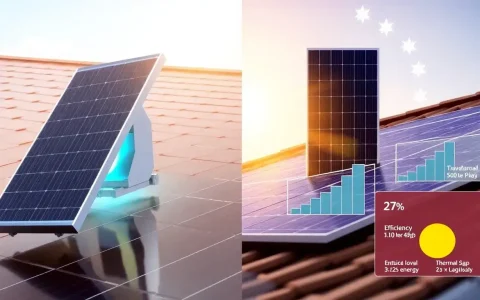 How does the AuREUS system compare to traditional solar panels in terms of efficiency
