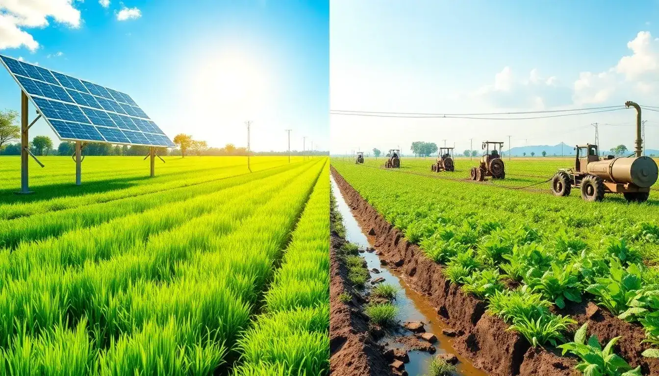 How do solar-powered irrigation systems compare to traditional irrigation methods in terms of cost