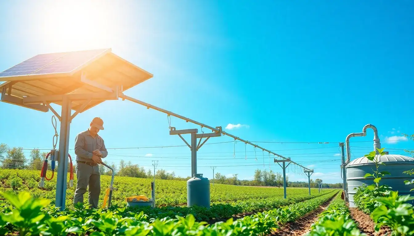 What maintenance is required for solar-powered irrigation systems