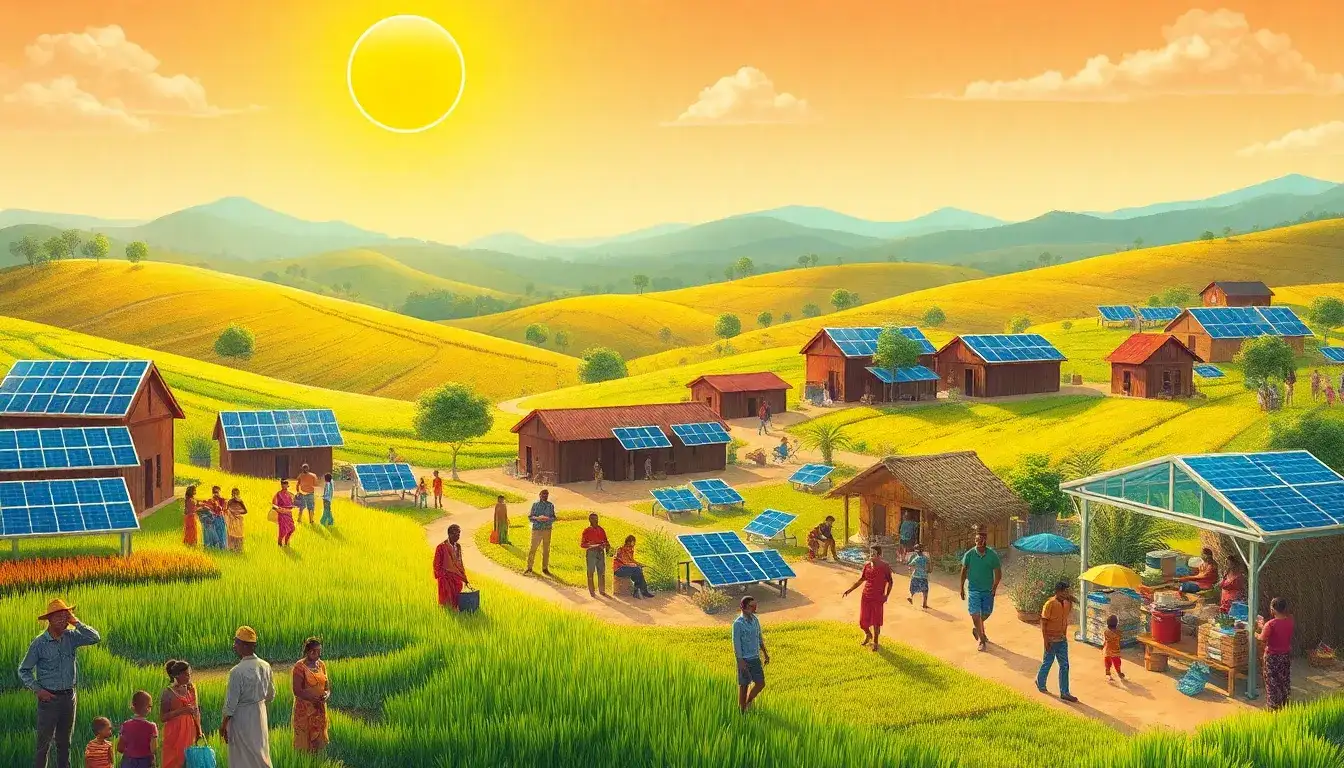 How has the growth of solar energy jobs impacted rural economies