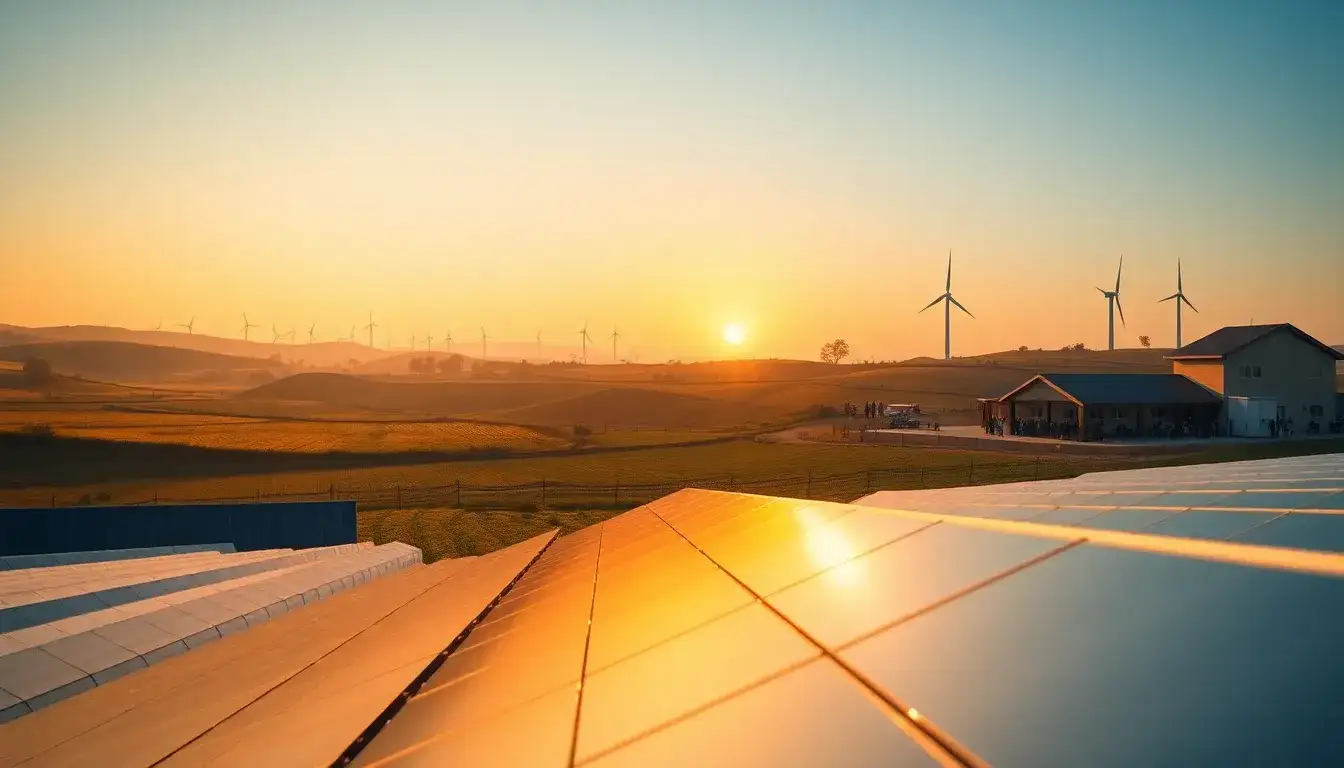 What are the long-term economic impacts of solar energy projects on rural communities