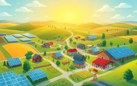 How do solar energy projects impact local tax revenues in rural communities