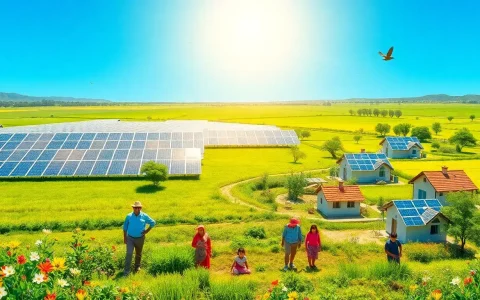 What are the environmental benefits of solar energy projects for rural communities