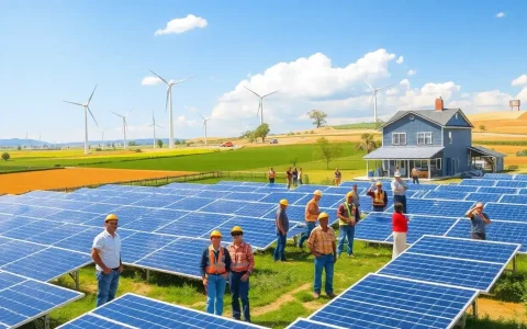 How do solar energy projects affect the local job market in rural areas