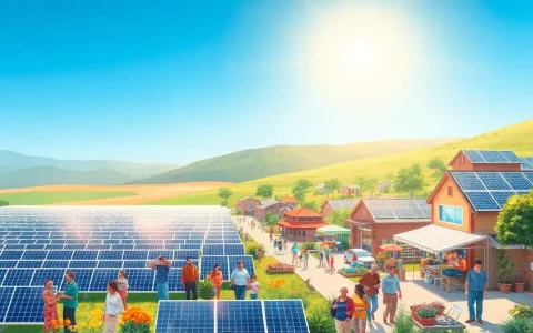 How do solar energy projects influence the local economy in the long term
