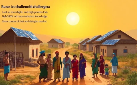 What were the main challenges faced by rural communities in India when adopting solar power