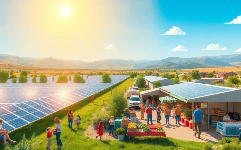 How did the Grand Valley Power community solar development impact the local community