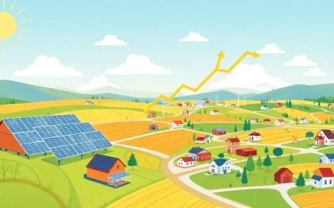How do solar installations affect local tax revenues in rural communities