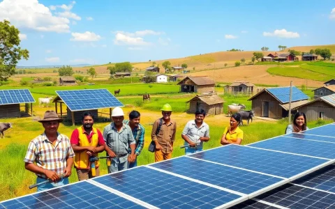 How do solar installations impact local employment opportunities in rural communities