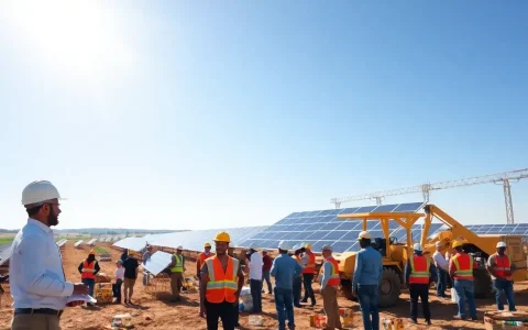 What types of jobs are created during the construction phase of solar projects in rural areas