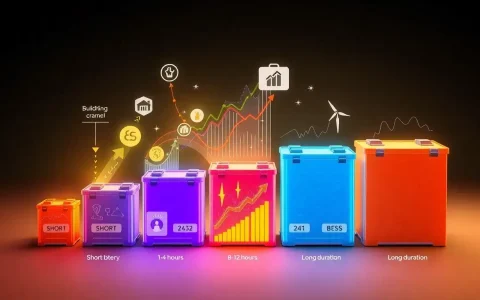 How do the costs of utility-scale battery energy storage systems (BESS) vary by duration