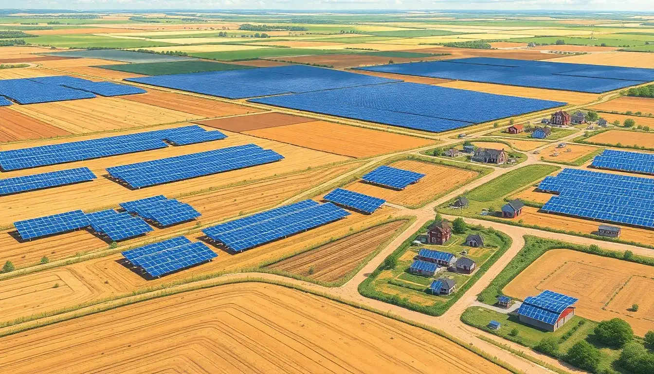 What are the environmental concerns associated with solar energy projects in rural communities