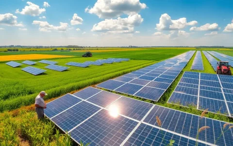How do solar farms affect local agriculture in rural areas