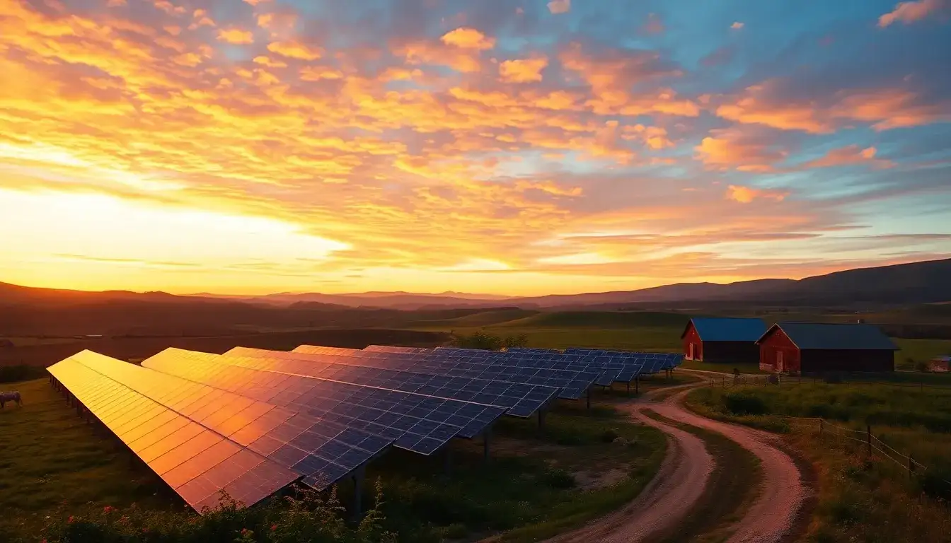 What are the aesthetic impacts of solar installations on rural landscapes