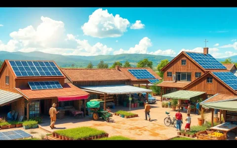 How have solar installations specifically impacted local businesses in rural areas