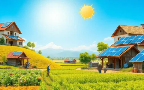 What are some successful examples of solar energy projects in rural communities