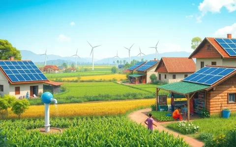 How do solar energy initiatives affect the overall quality of life in rural areas