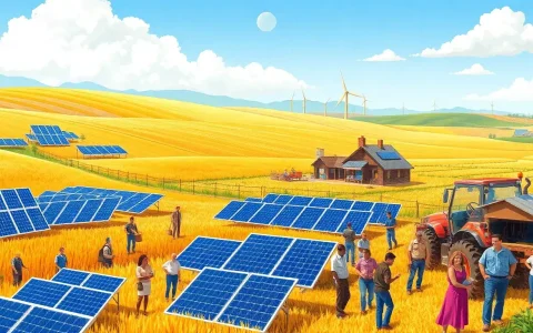 How do solar energy projects contribute to job creation in rural areas
