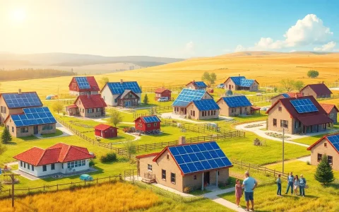 How do solar installations influence the property values in rural areas