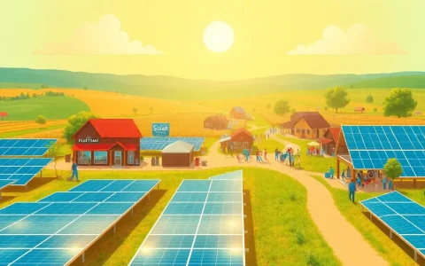 How do solar installations impact local economies in rural areas