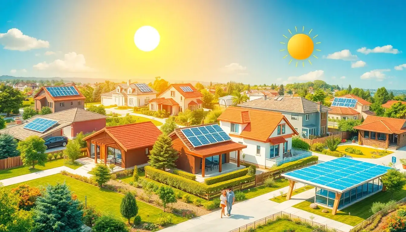 Are there specific types of solar projects that more significantly affect property values
