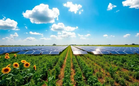 How do solar farms influence agricultural land values