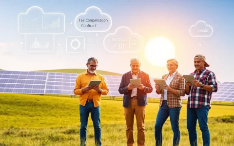 How can landowners ensure they receive fair compensation in solar leases