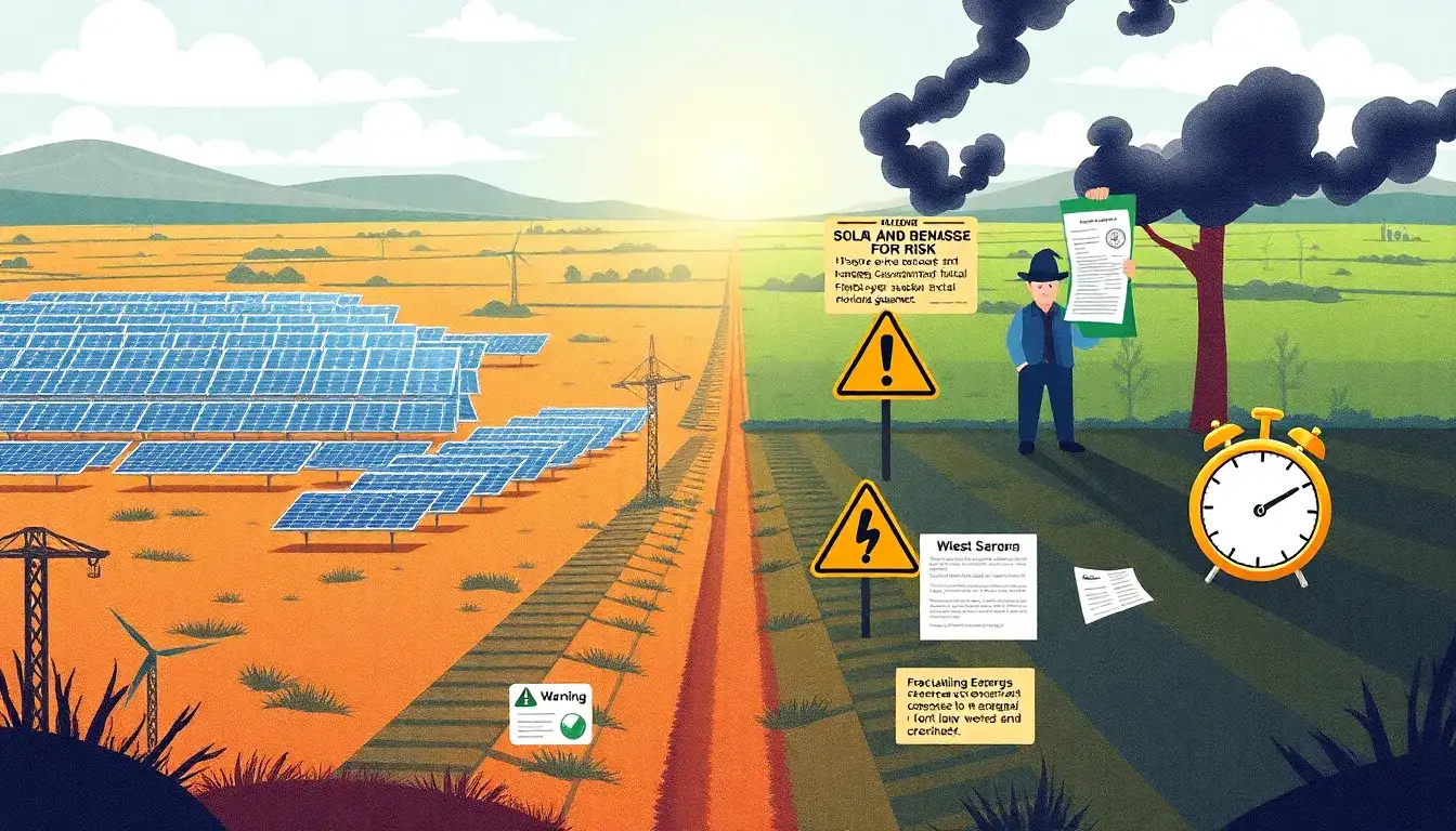 What are the potential risks for landowners in solar lease agreements