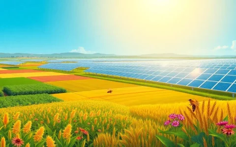 Are there any regions where solar farms have a higher impact on agricultural land