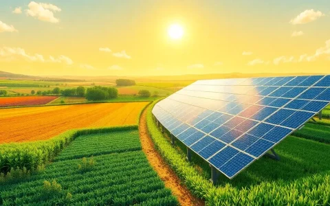 What are the economic implications for farmers when solar farms are built on their land