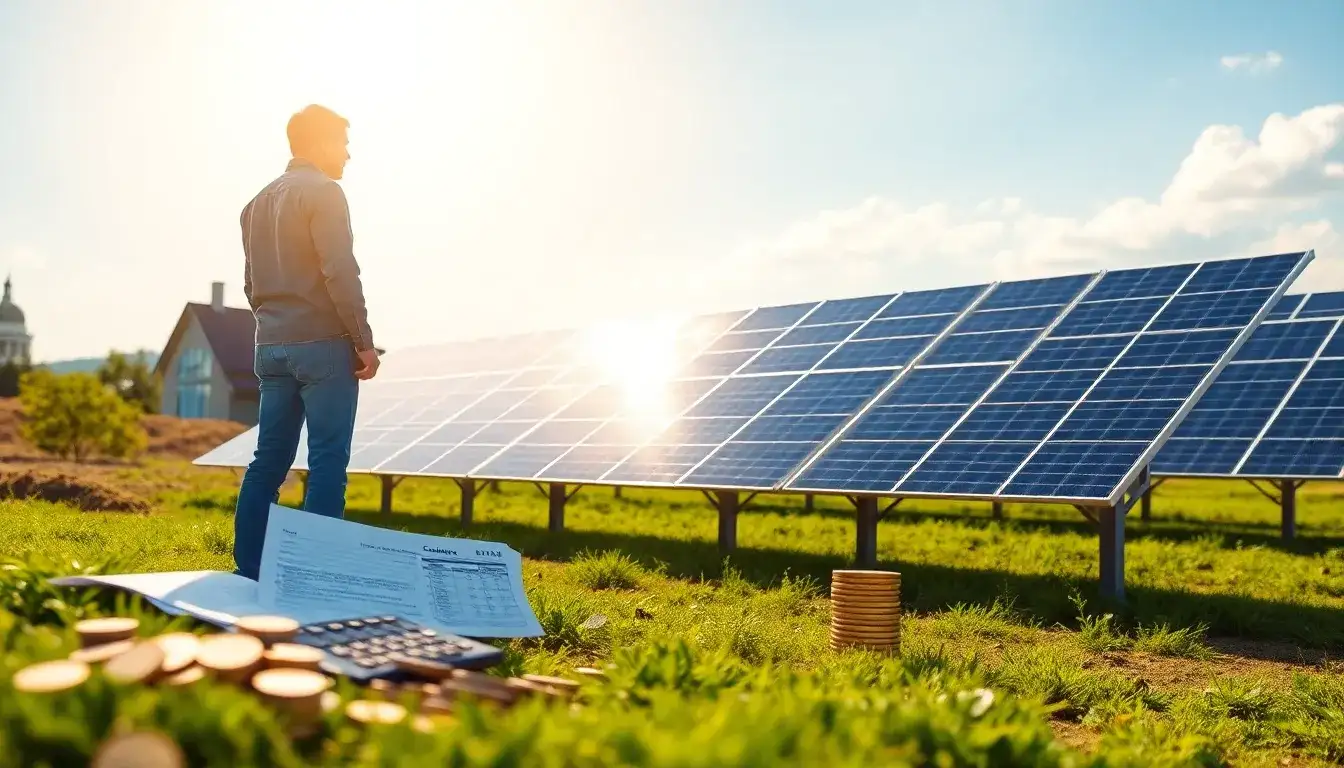 What are the potential tax implications for landowners entering into a solar lease