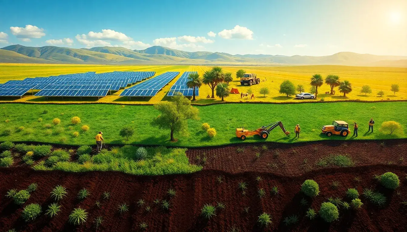 How do solar leases typically address the issue of land restoration after the lease ends