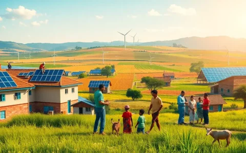 How do solar energy projects create jobs in rural areas