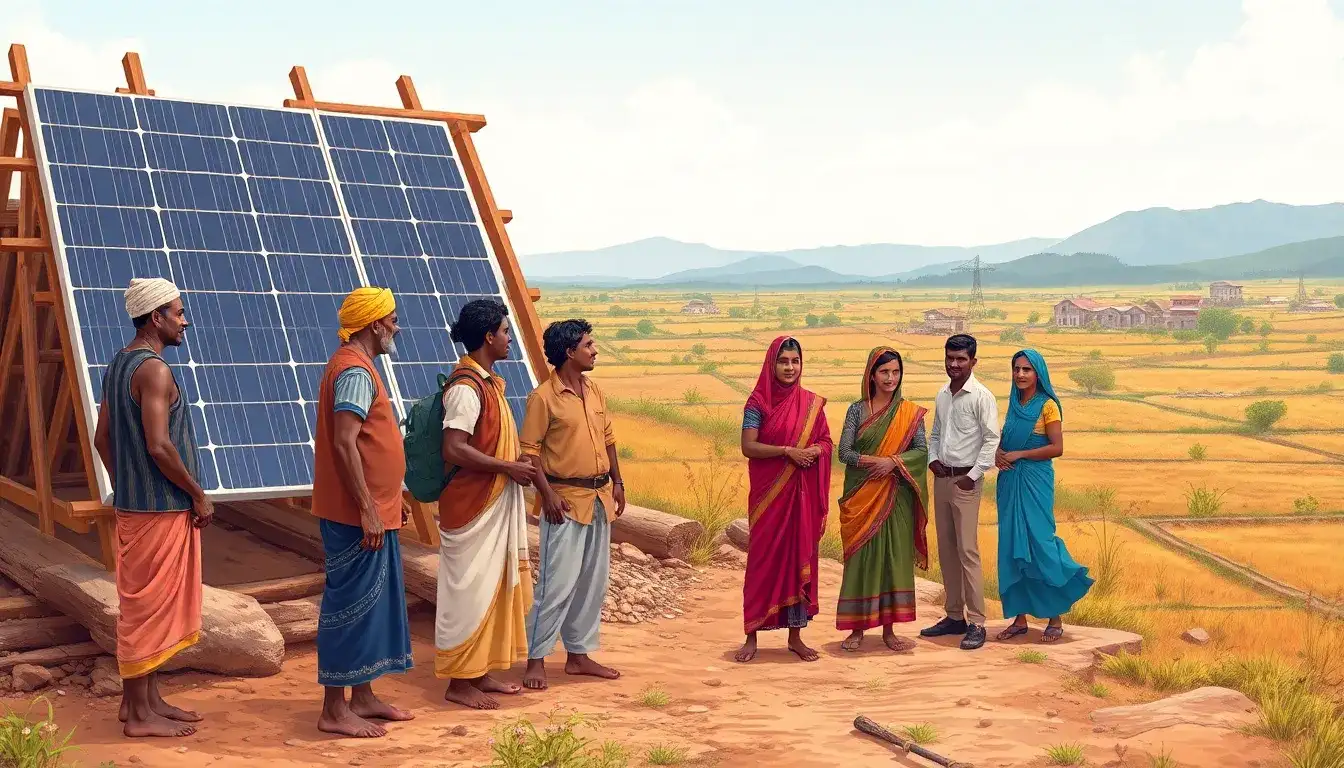 What are the main challenges rural communities face when adopting solar energy