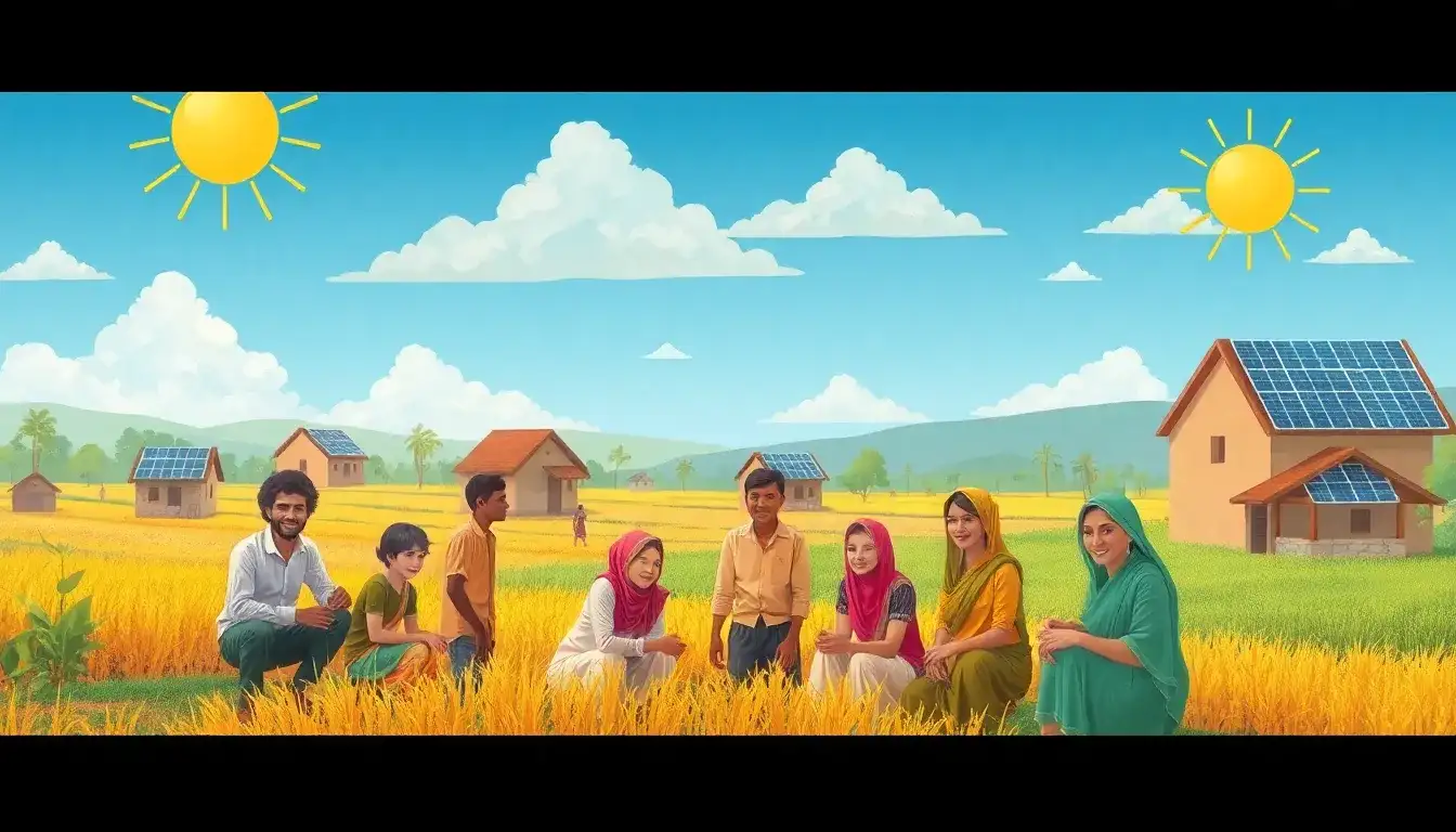 How can rural communities overcome the initial capital required for solar energy installations