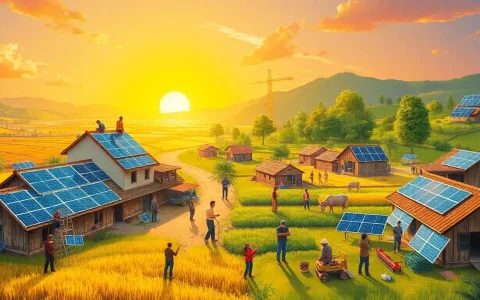 How does solar energy contribute to job creation in rural areas