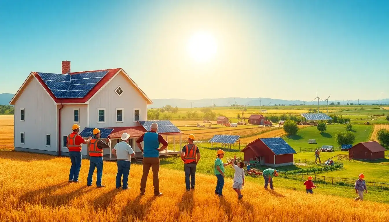 How do tax incentives for solar energy impact job creation in rural areas