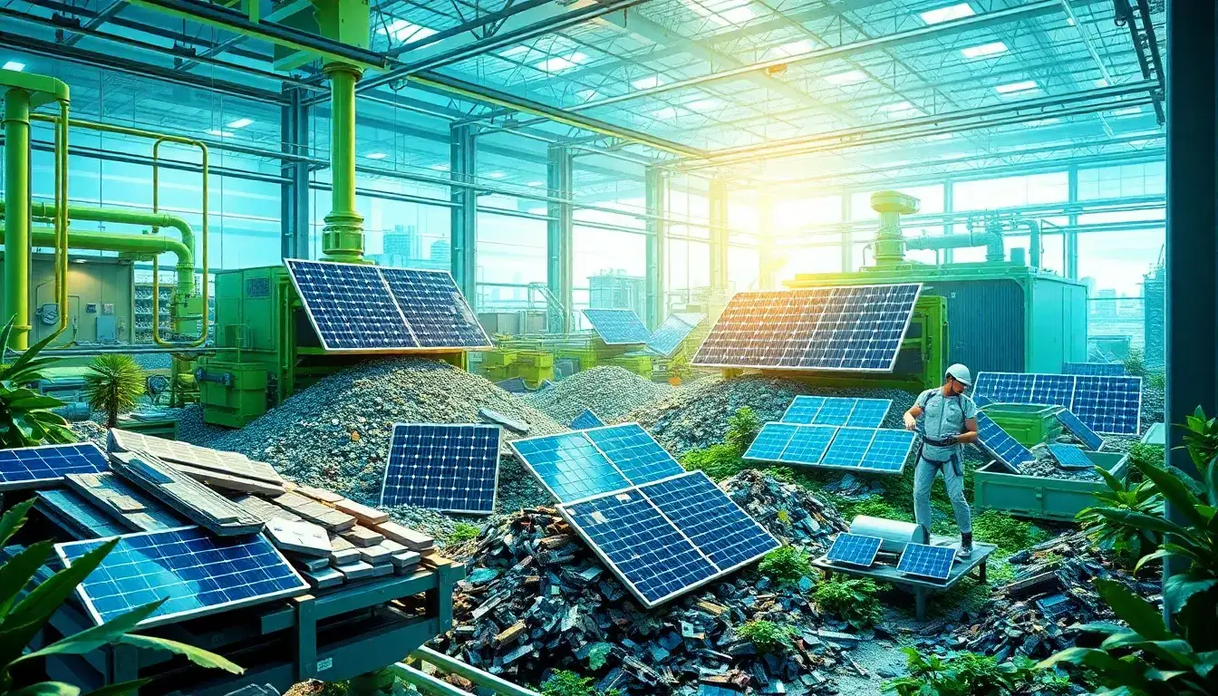 What are the most promising innovative technologies in solar panel recycling