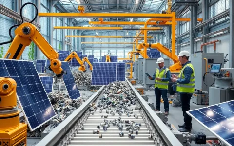 How can solar panels be recycled more efficiently
