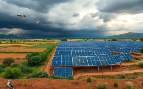 What are the environmental impacts of land use for solar farms