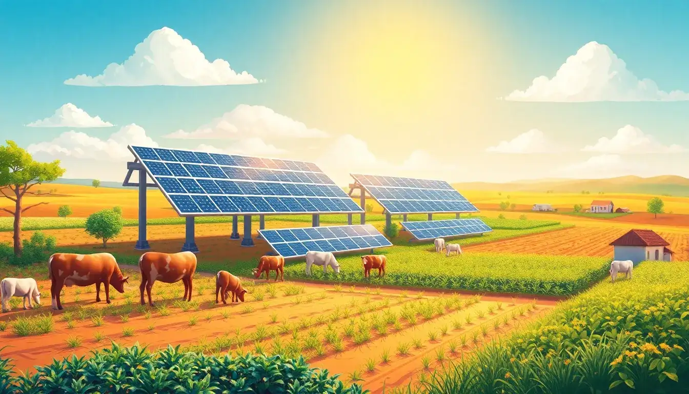 What are the benefits of dual-use solar