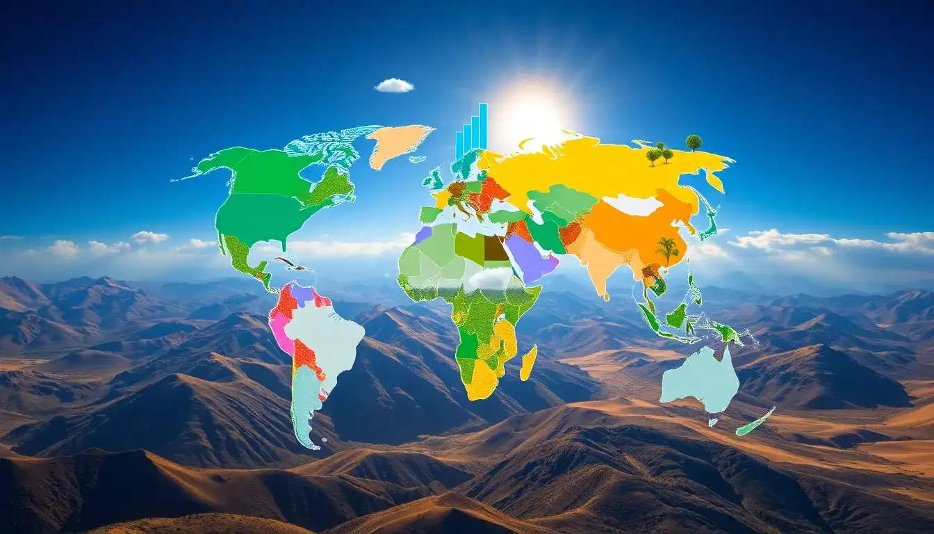 How do the land requirements for solar farms vary by country
