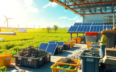 What are the best practices for managing solar panel waste at the end of their lifespan