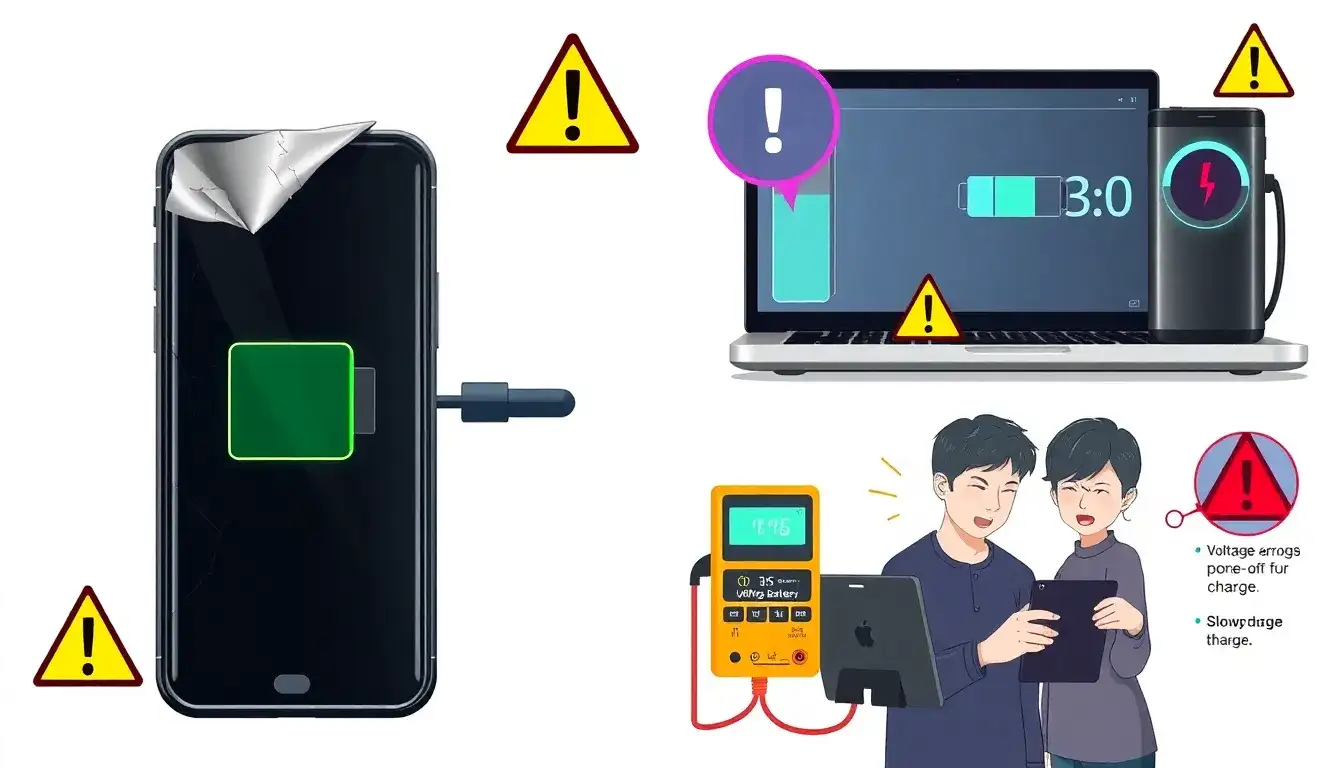 What are the signs that a lithium-ion battery needs replacement