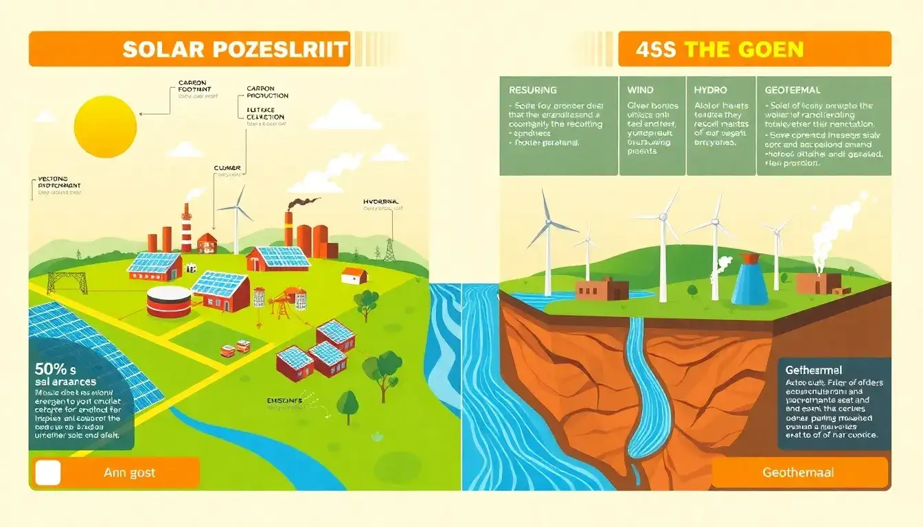 How does the environmental impact of solar panel production compare to other renewable energy sources