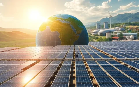 How does China's dominance in solar panel production impact global sustainability
