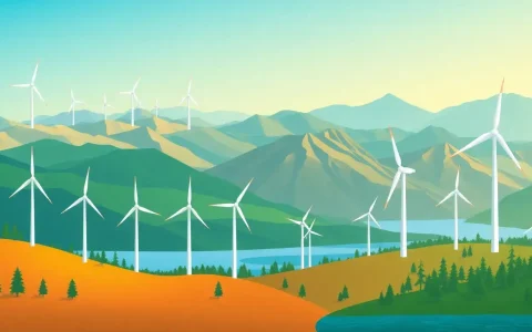 How does the carbon footprint of wind turbines vary by region