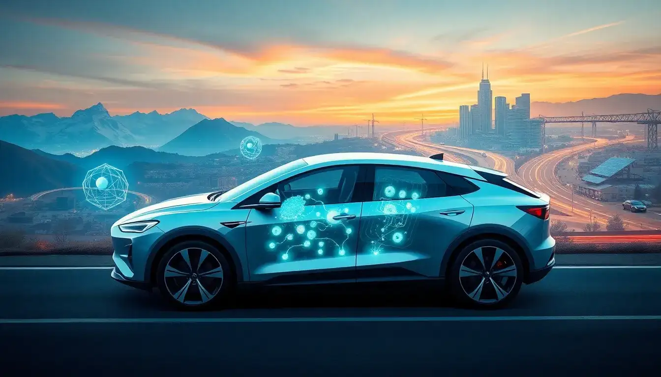 How does energy density impact the range of electric vehicles